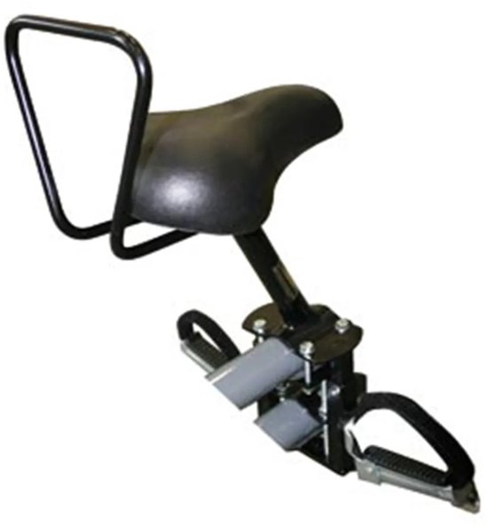Zadel op Stang Kinderzitje Model 3 voor Oversized Damesfiets