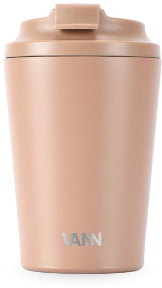 VANN® RVS Koffiebeker to go 350ml - Thermos travel mug - Koffiebeker isolerend met deksel voor onderweg en in de auto - Macchiato
