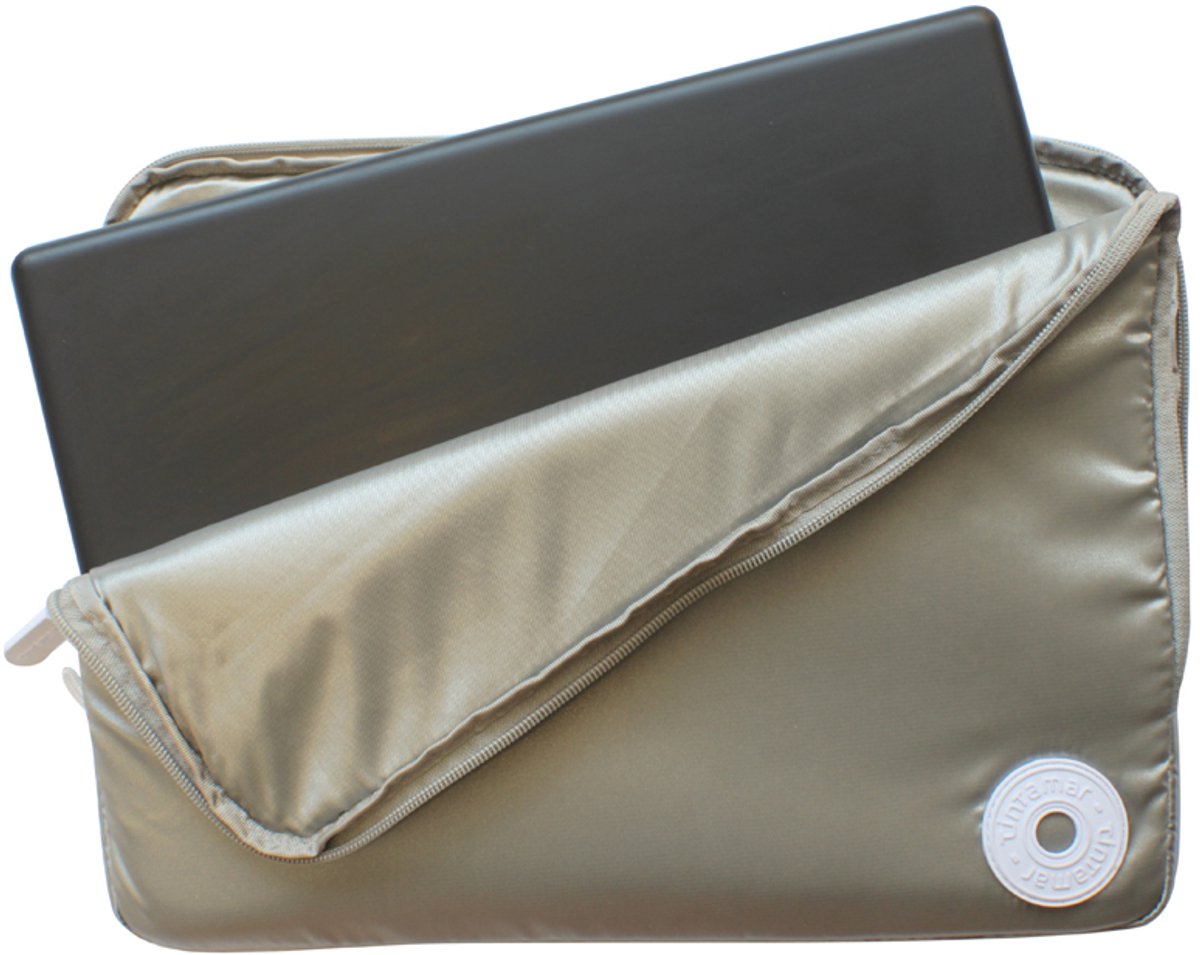 Ipad-tablet hoes large shiny taupe