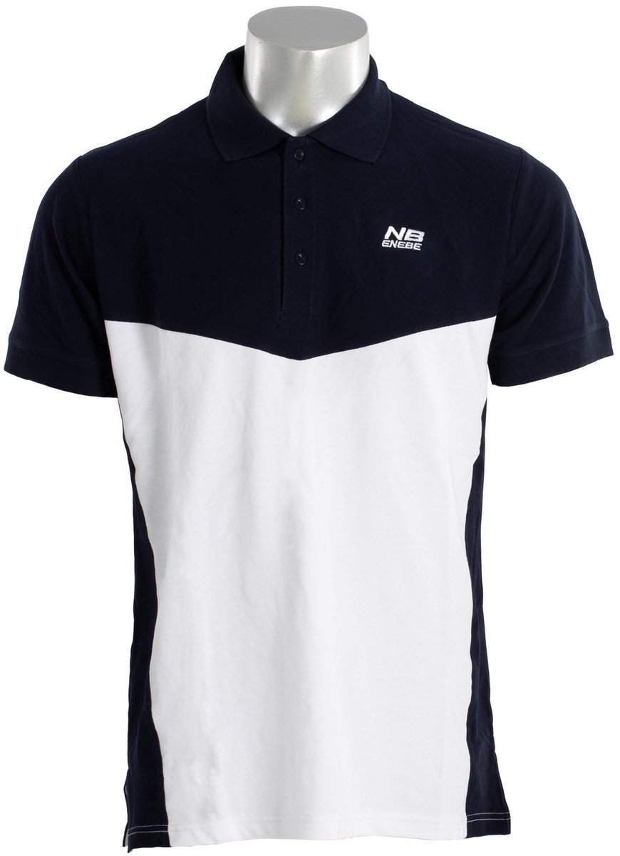 Polo Enebe Magneto Blanco/Marino - S