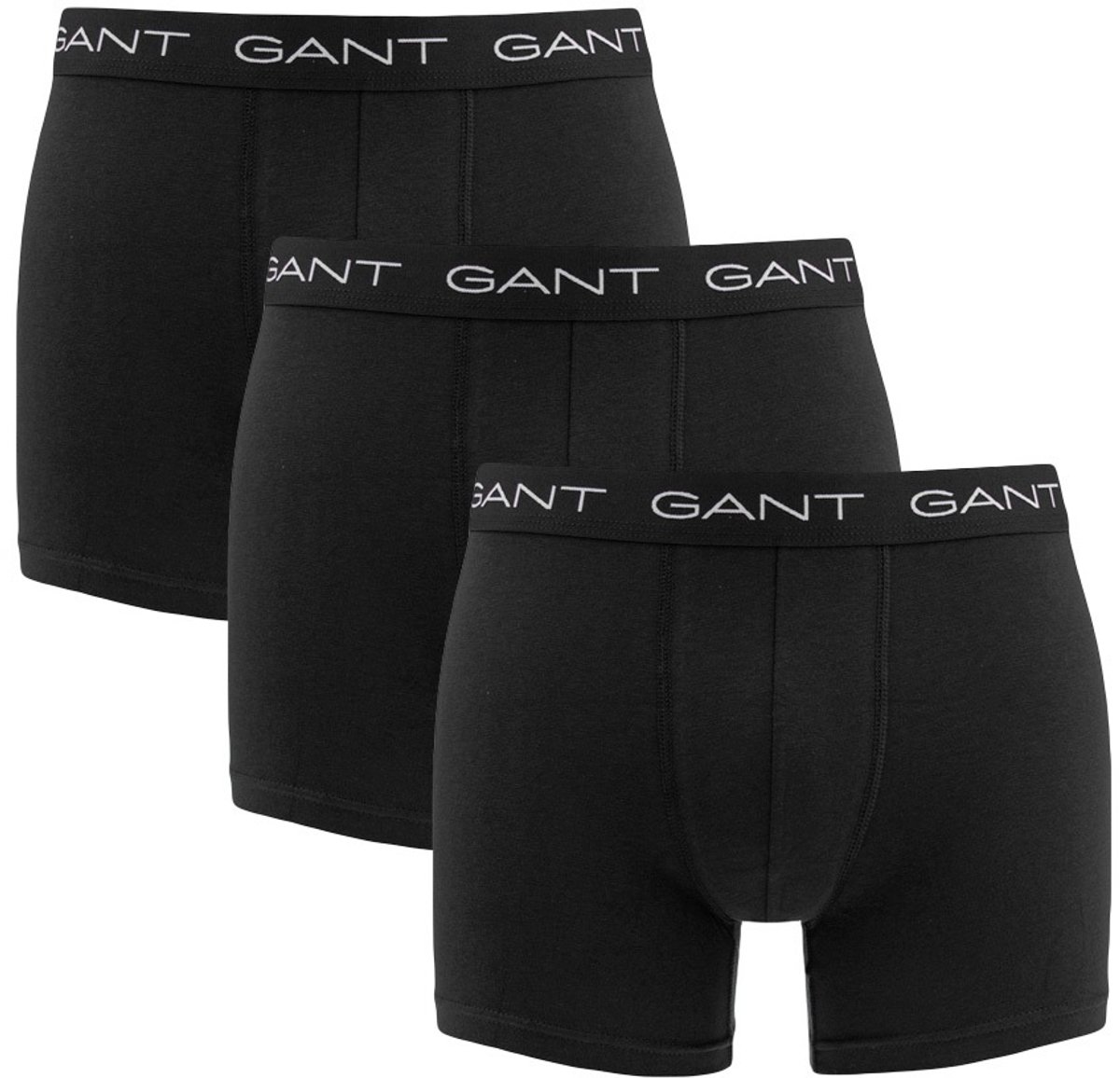 GANT heren 3P boxers basic zwart