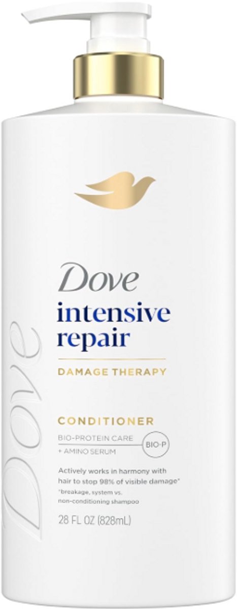 Dove Conditioner Intensive Repair 828 ml (Voordeelpack) – Herstel Conditioner voor Beschadigd Haar met Bio-Protein Care Technologie & Amino Serum
