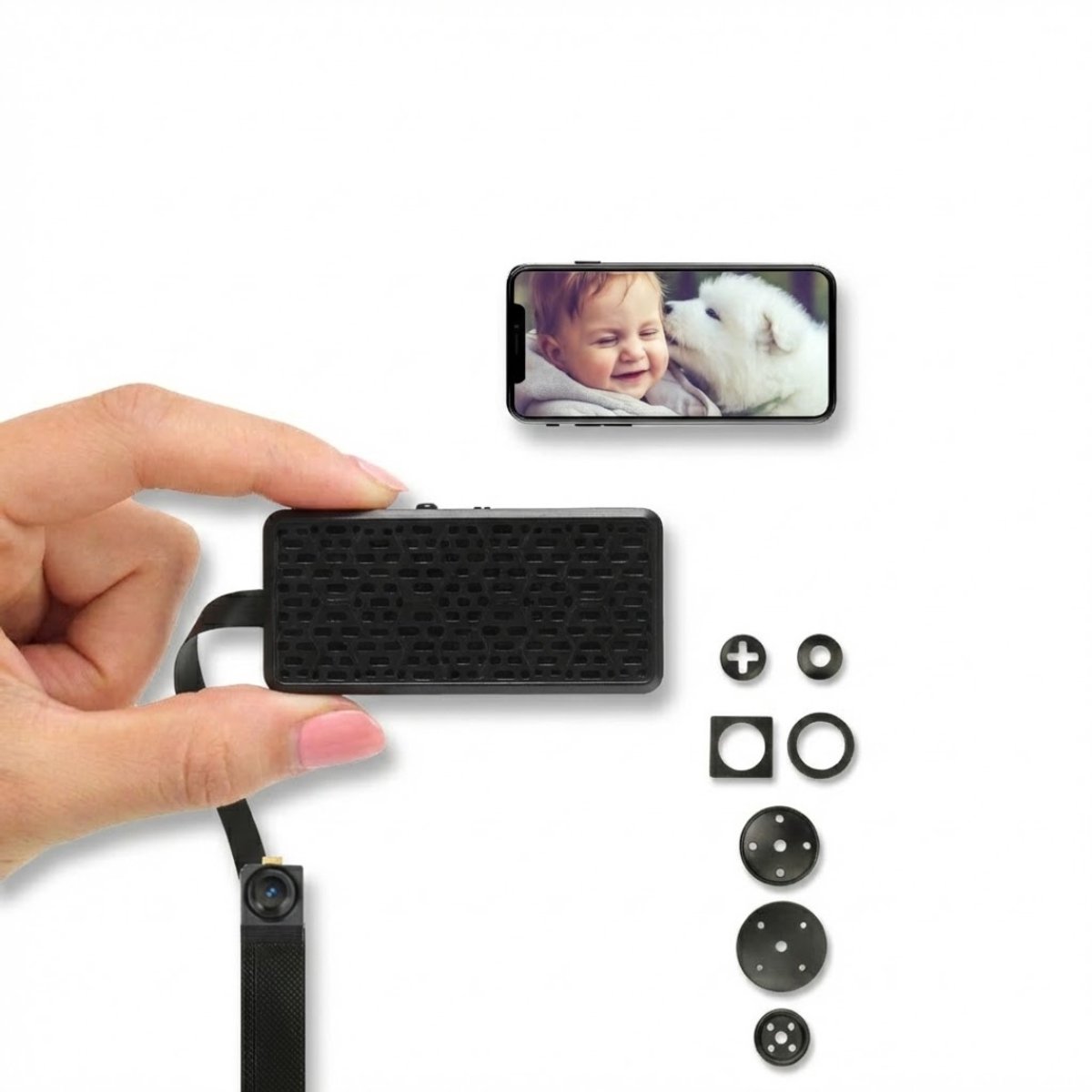 NBAP® Verborgen Camera - Spy Camera - Spionage - Zwart