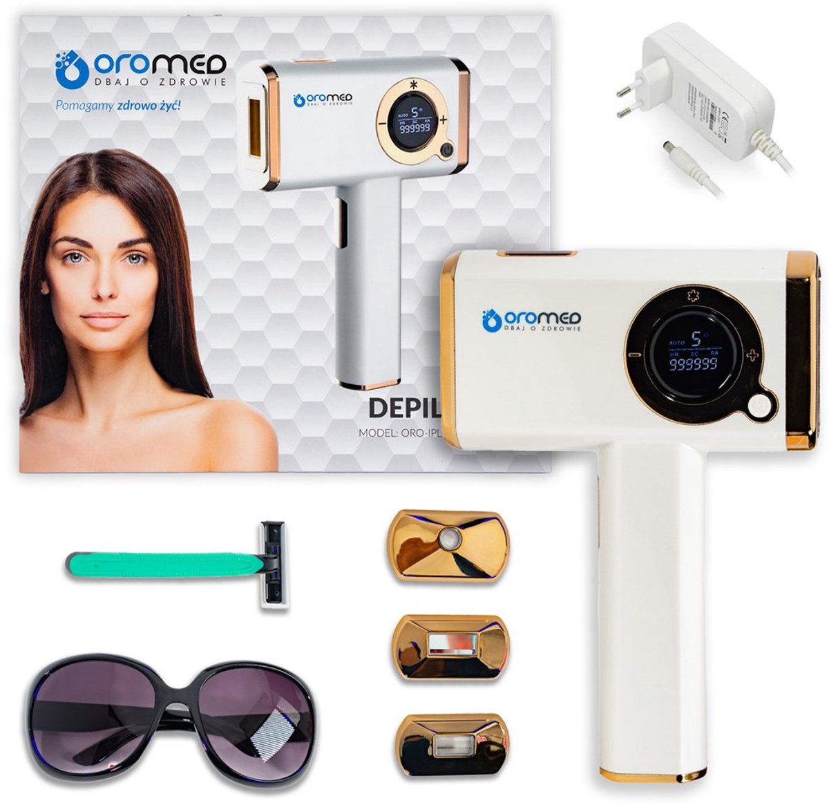 OROMED ORO-IPL ICE laser hair and body depilator