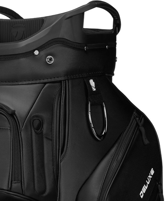 TaylorMade DeLuxe Cartbag 2026 - Zwart van TaylorMade — afbeelding 2
