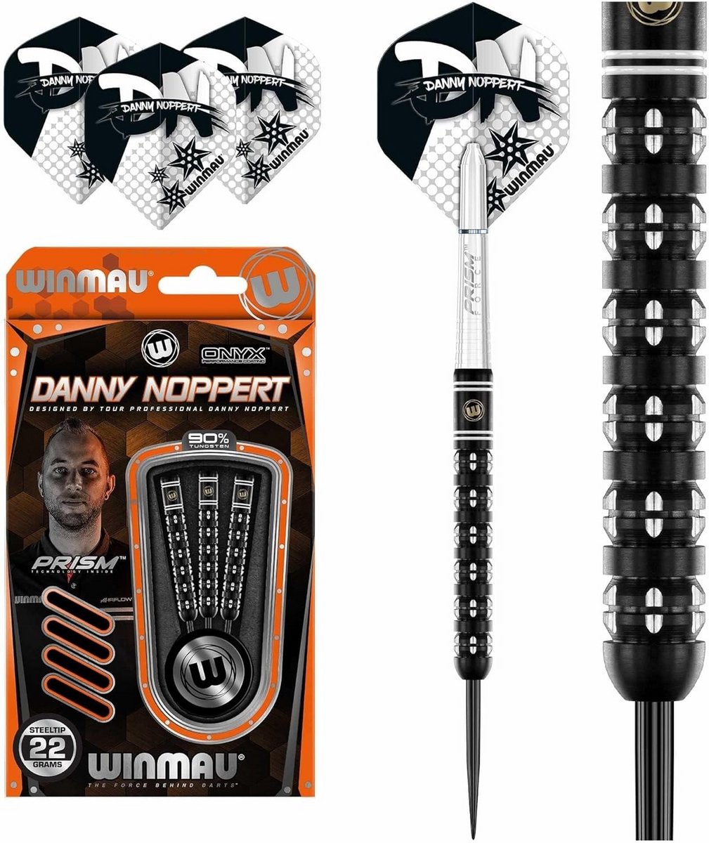 Professionele Steeltip Tungsten Darts Set 24 Gram - Inclusief Flights en Stems