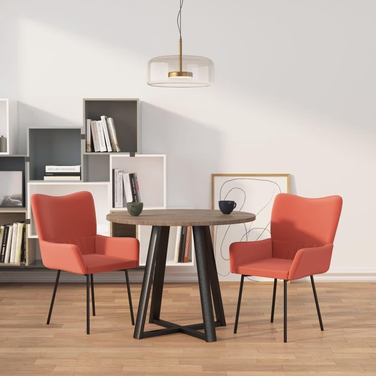 Eetkamerstoelen Set - Stoelen Set - Comfortabel Zitten - Ergonomisch Ontwerp - 55x57x81.5c