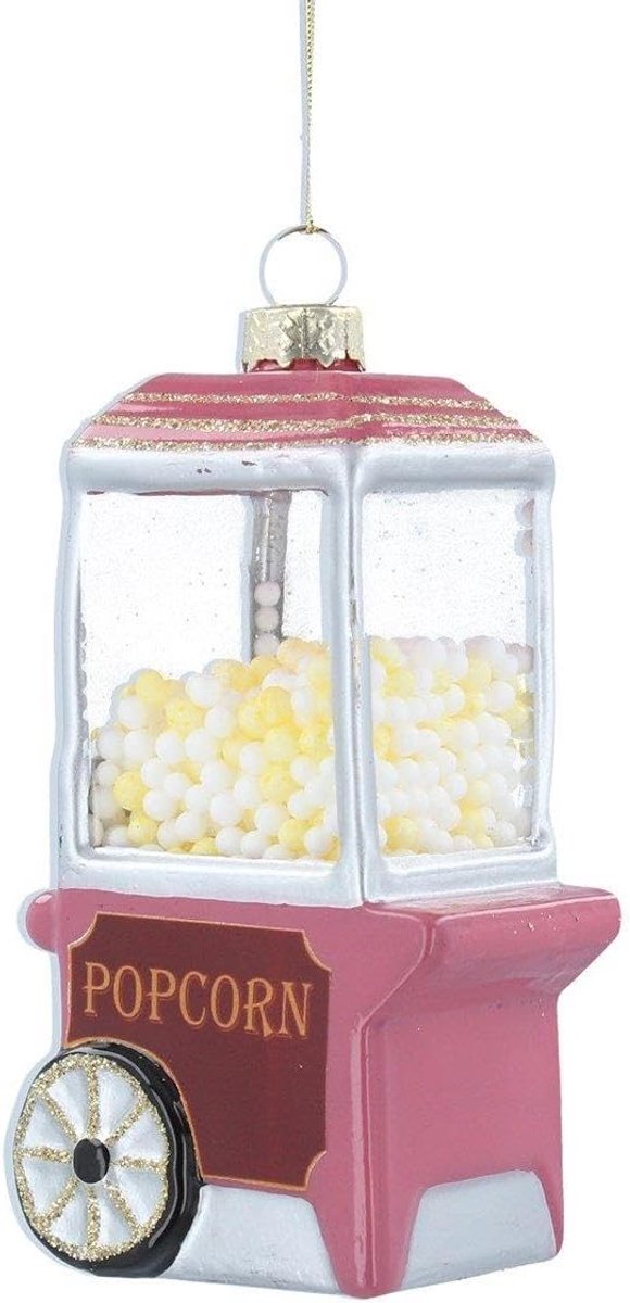 Popcorn Machine - Snack Maker - Film Avond Thuis - Snel Heerlijke Popcorn - 10x6x4 cm - Roze