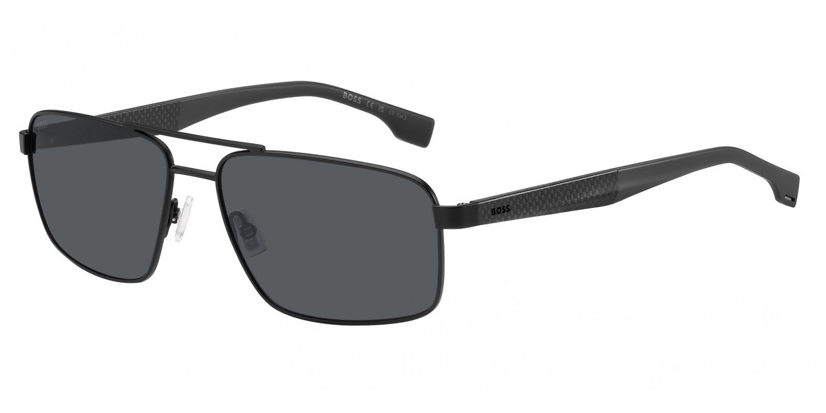 Hugo Boss BOSS 1580/S Matte black grey 59/16/145 MAN Zonnebrillen