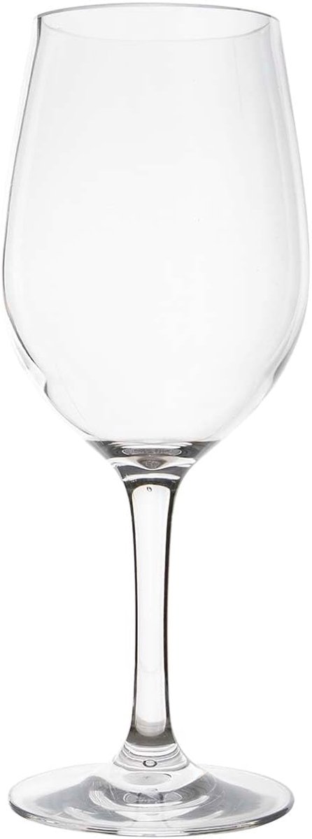Witte wijnglazen - Glazen set - Wijn proeven - Vrijwel onbreekbaar - 380 ml - Transparant