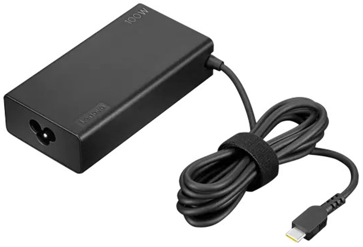 Lenovo 4X21M37469 netvoeding & inverter Binnen 100 W Zwart