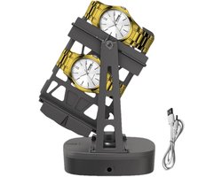 Horloge Winder - Automatische Opwinder - Horloges Presenteren - Stille Motor - 70x12x7.5CM - Zwart