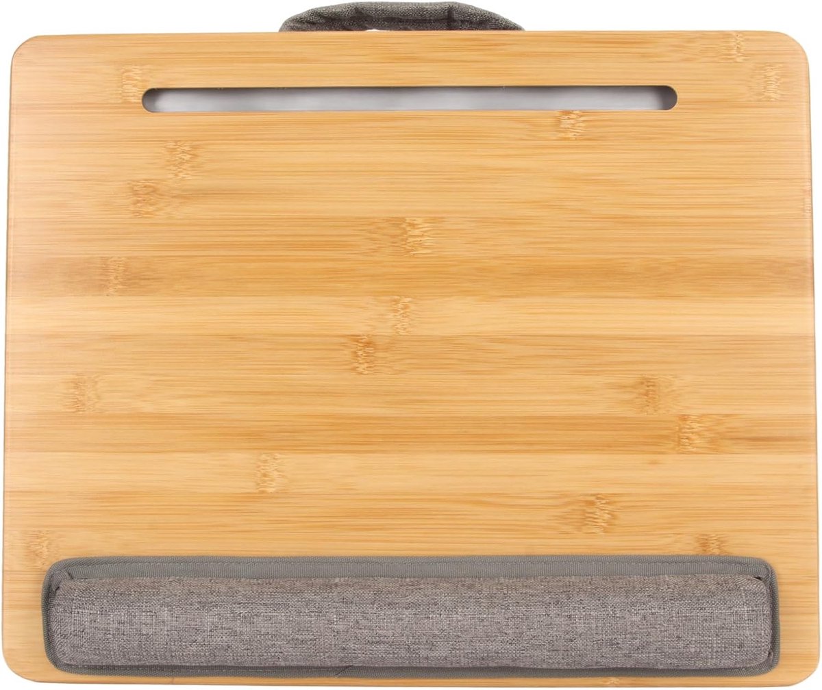 Laptop Schoottafel - Draagbaar Bureau - Comfortabel Werken - Geïntegreerd Polskussen - 45 x 35 cm - Niet gespecificeerd