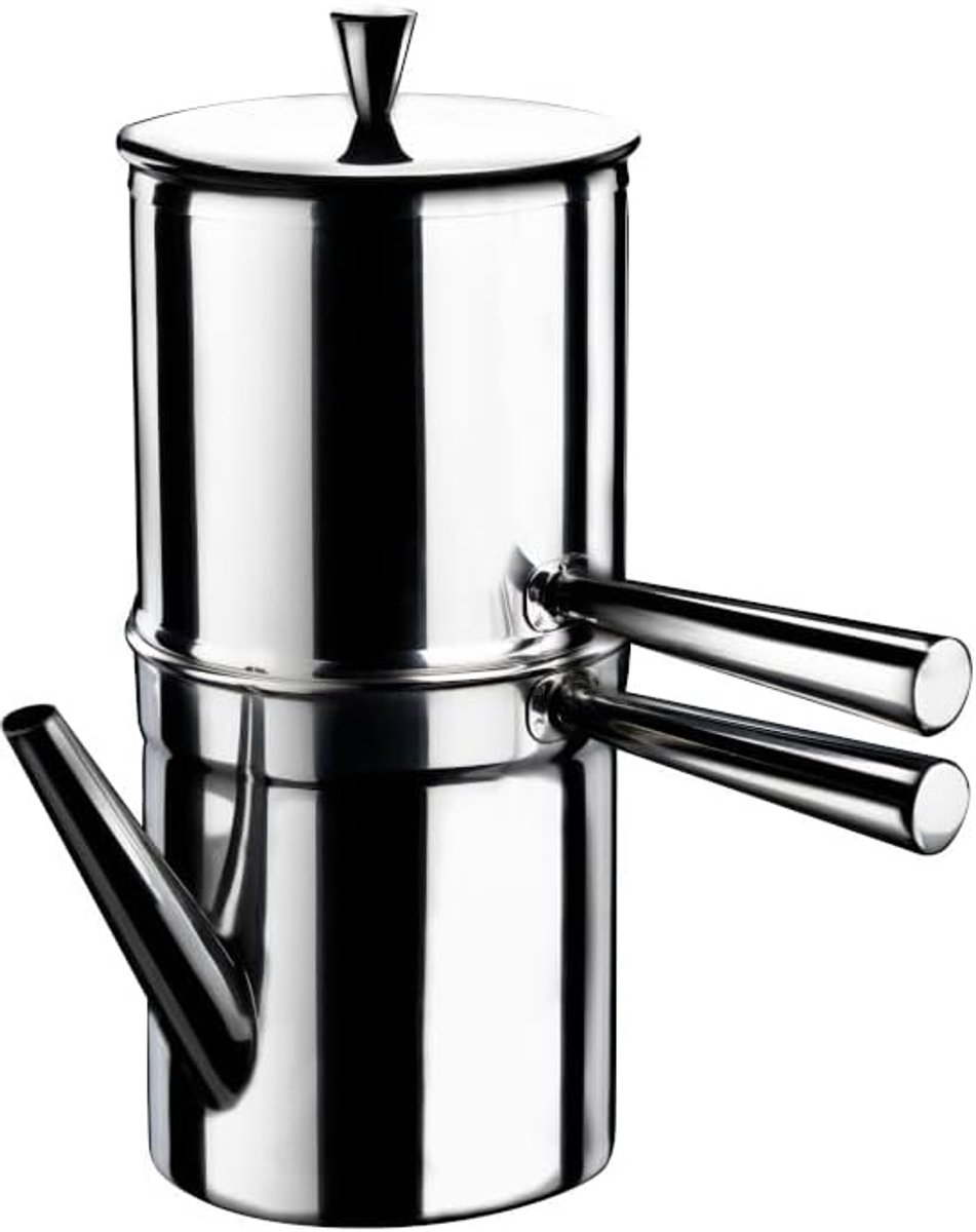 Koffiezetapparaat - Percolator Moka - Traditionele Koffie - Roestvrij Staal 18/10 - 9 Kopjes - Staal