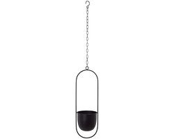 Hangende plantenbak - Plantenmand metaal - Binnen buiten decoratie - Ovaal modern design - 500 gram