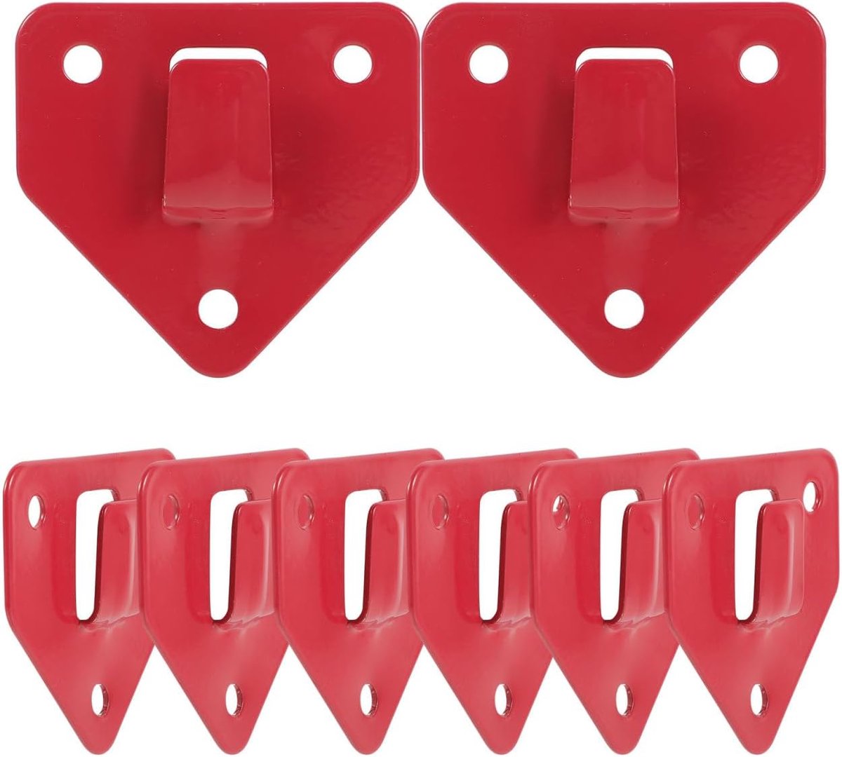 Brandblusser Houders - Wandmontage Haken - Veilige Opslag - Stevig IJzeren Ontwerp - Compact Formaat - Rood