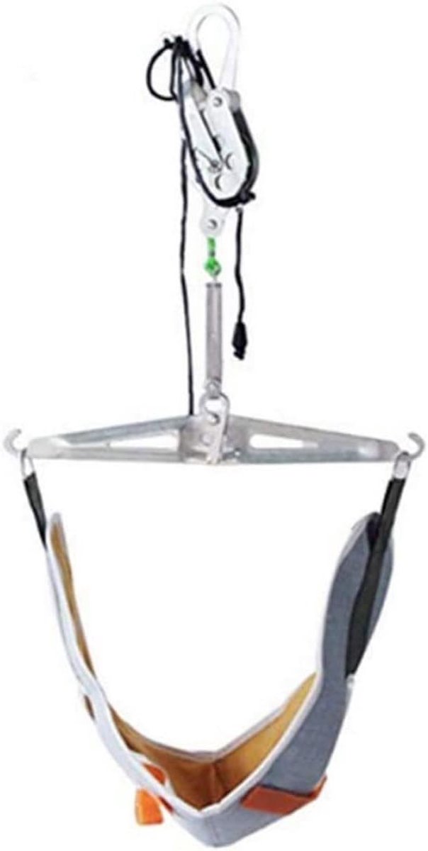 Nek Tractie - Houding Verbeteraar - Pijn Verlichting - Over Deur Montage - 18 x 10 x 6 cm - Wit