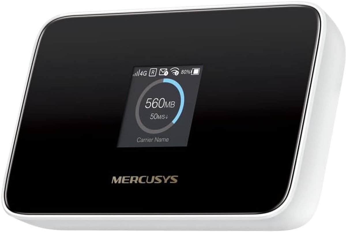 Mobiele Wifi Router - Draagbare Hotspot - Internet Onderweg - Tot 10 Apparaten - 2400 mAh Batterij