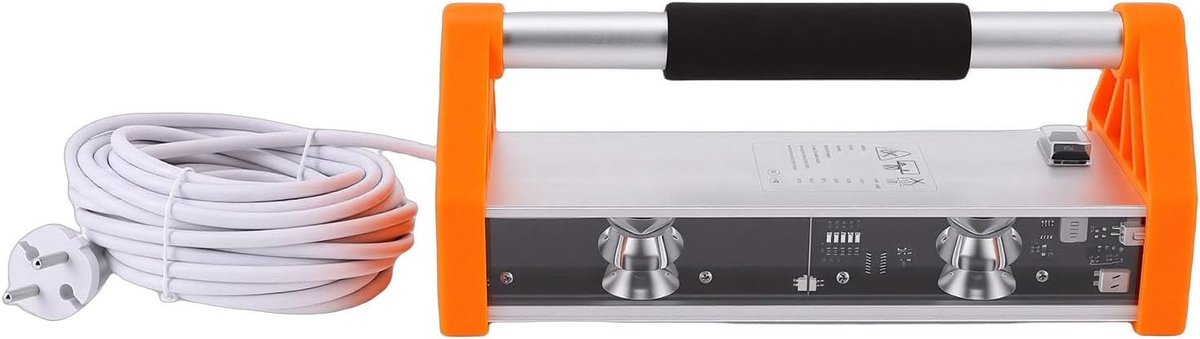 Wandinspectielamp LED - Acceptatielamp Dubbele Kop - Vlakheidscontrole Vloer - Ultragroothoeklens 165° - 38.99 x 19.99 cm