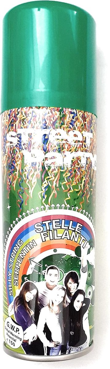 Luchtslangenspray - Feestspray - Carnaval en feesten - Handmatig gebruik - 83 ml - Gesorteerd