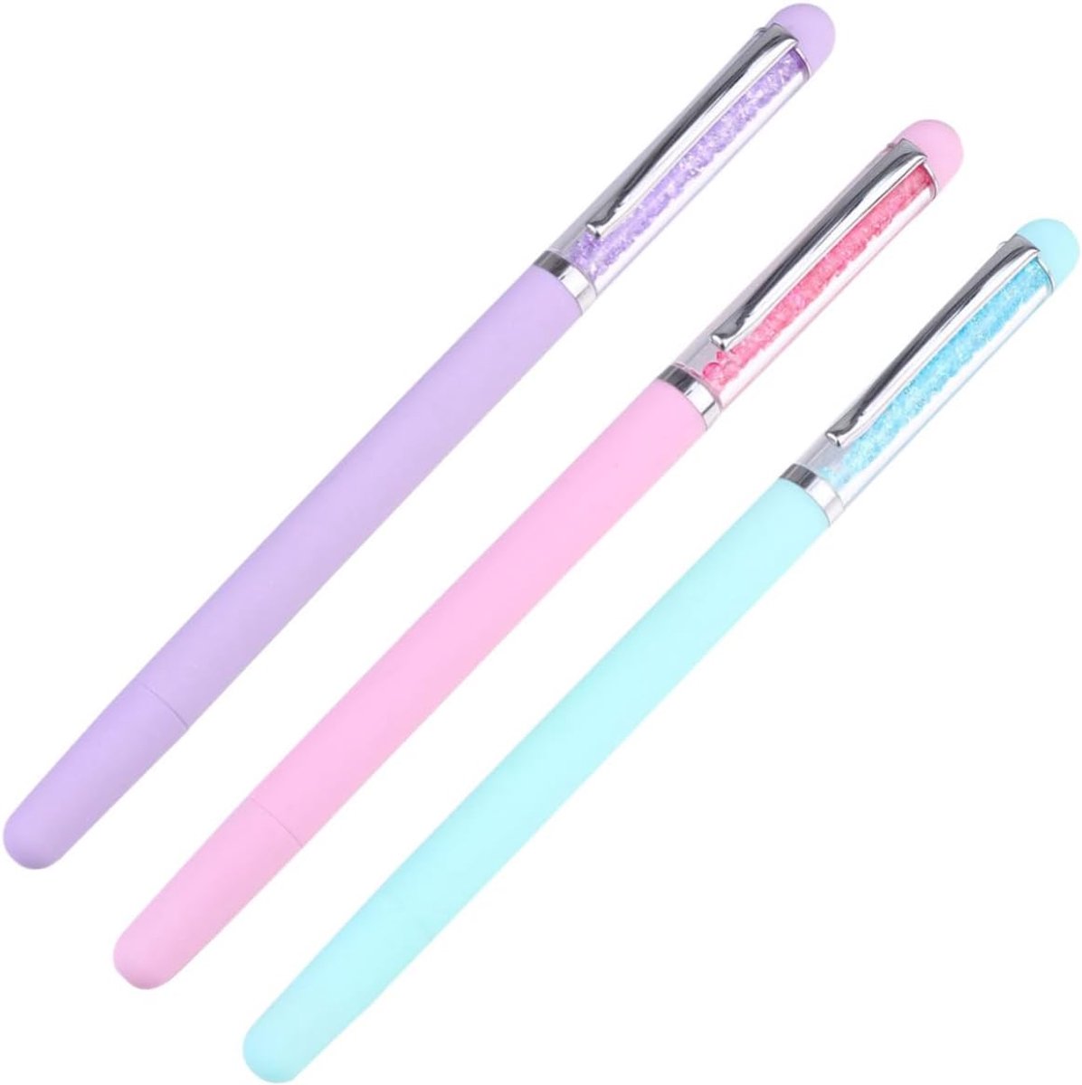 Nail Art Set - Dotting Pennen - Nageldecoratie - 3 Delige Set - 163 cm - Paars Roze Groen