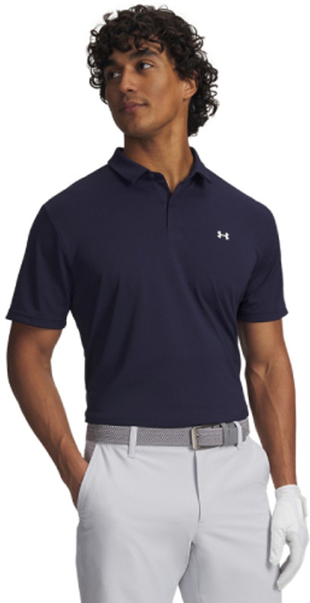 Under Armour T2G Pique Polo Navy van Merkloos — afbeelding 3
