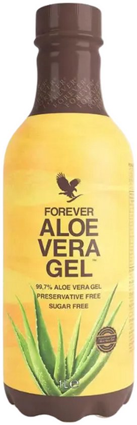 Fles Forever Aloe Vera Gel 1L, 99.7% pure aloë vera gel, suikervrij.