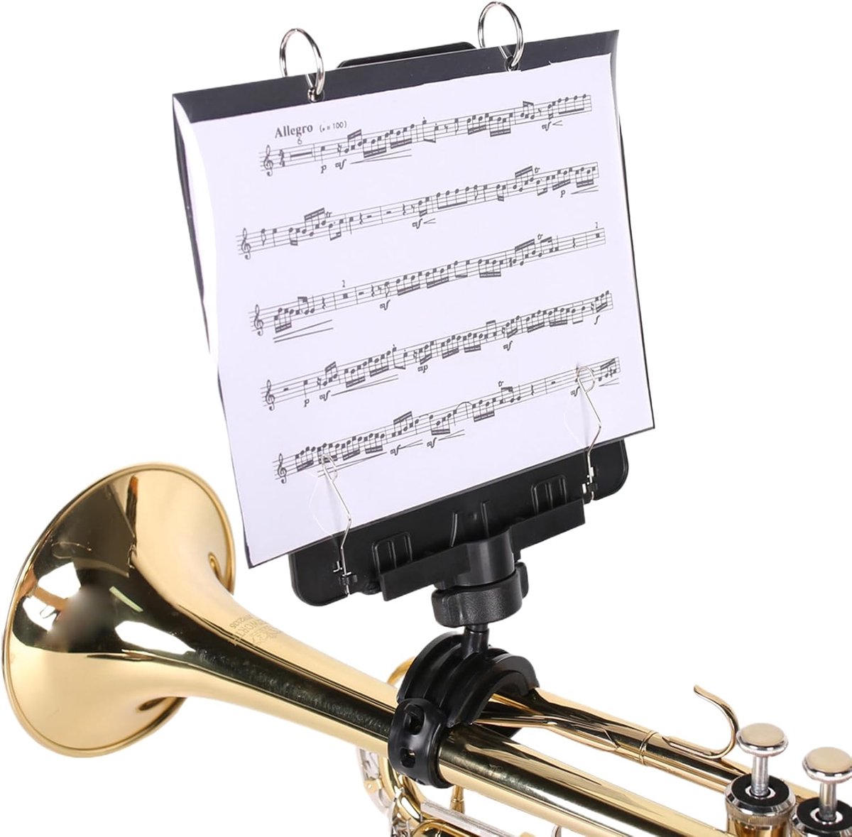 Muziek Standaard - Trompet Lyre - Optreden Buiten - Snel Draaibaar - Draagbaar Ontwerp