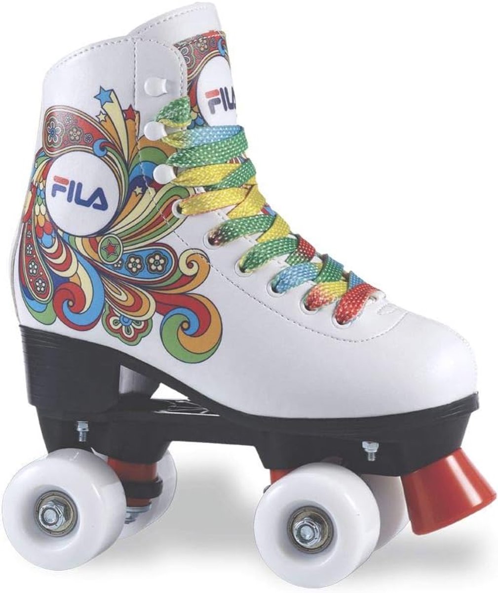 Rolschaatsen Dames - Vierwielers - Recreatief Skaten - Versterkte Teen - 54mm Wiel - Wit