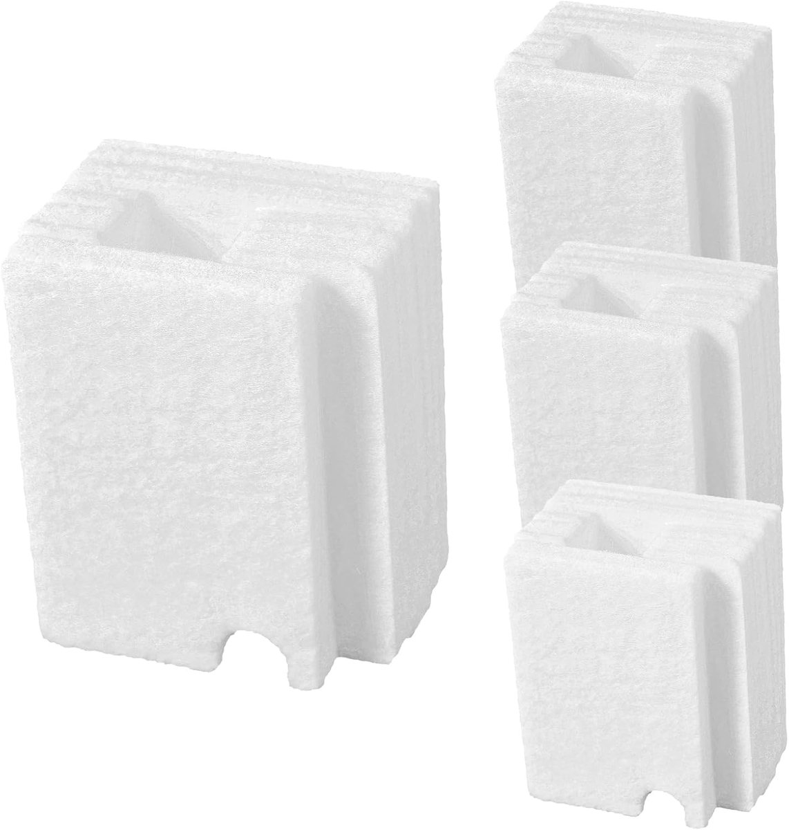 Sponskussentjes Afvalinkt - Absorberende Pads - Printer Onderhoud - Specifieke Pasvorm - 7.6 x 6 cm - Wit