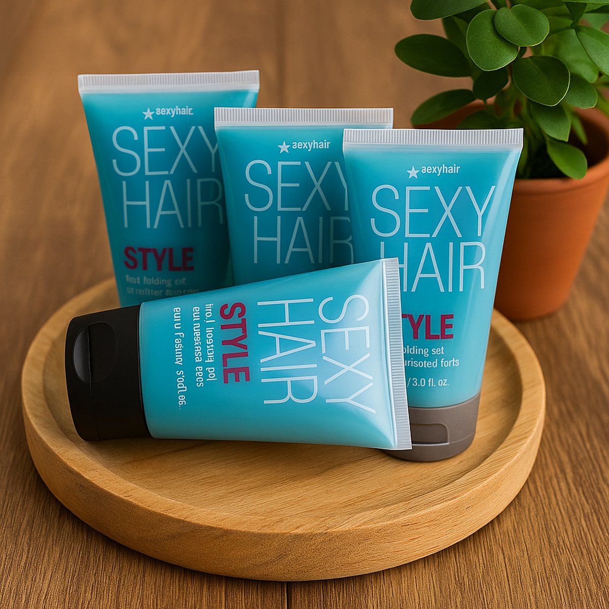 Sexy Hair Hard Up gel 150 ml (4 Stuks) - Hard up gel - Sexy Hair - Blauwe gel - strong Hold