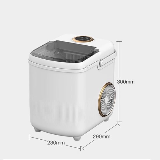 IJsmaker Aanrecht - IJsmachine Keuken - Snelle IJsblokjes - 9 Blokjes Snel - 29cm Hoog — afbeelding 5