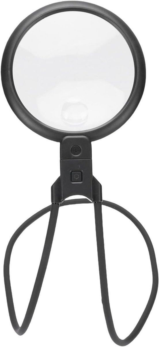 Oplaadbare Leesloep - Vergrootglas met Licht - Lezen Naaien Repareren - 36 LED Verlichting - 5X 15X Vergroting