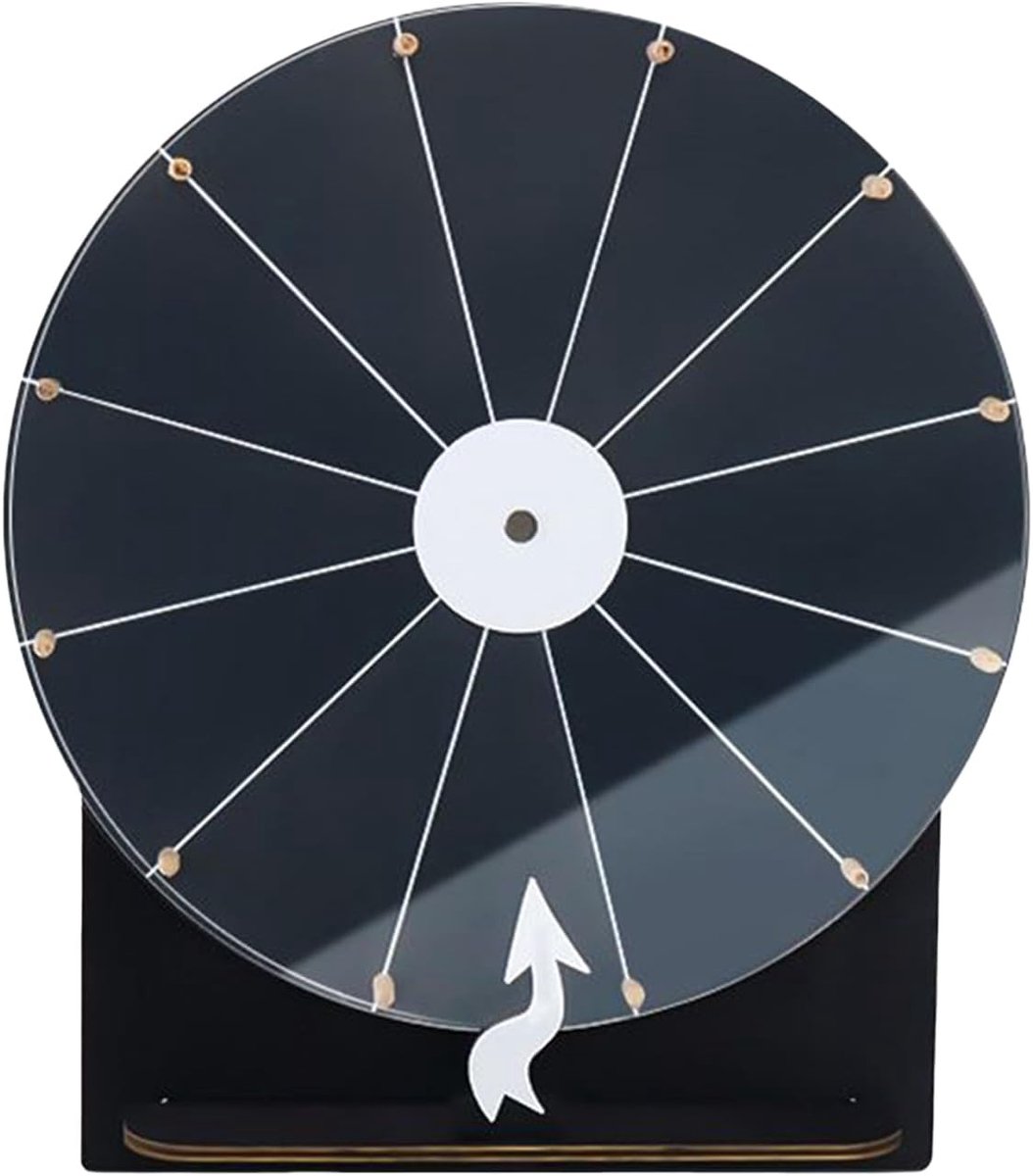 Roulette Wiel - Draaitafel Spel - Feest Spel - Robuust Houten Materiaal - 28 cm Diameter