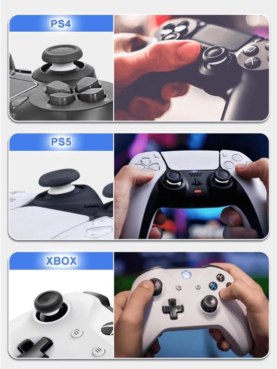 Beschermende Ringen - Joystick Accessoires - Gaming Precisie - Verbeterde Stabiliteit - 8 Stuks - Oranje — afbeelding 2