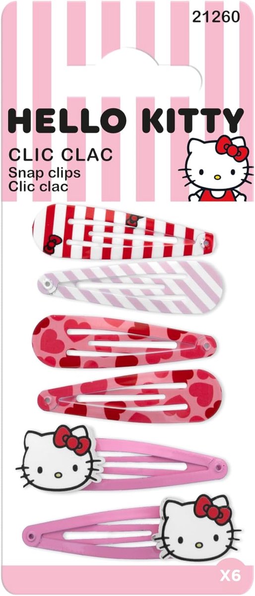 Haarclips Set - Kinder Clips - Dagelijks Kapsel - Voor Alle Haren - 6 Stuks