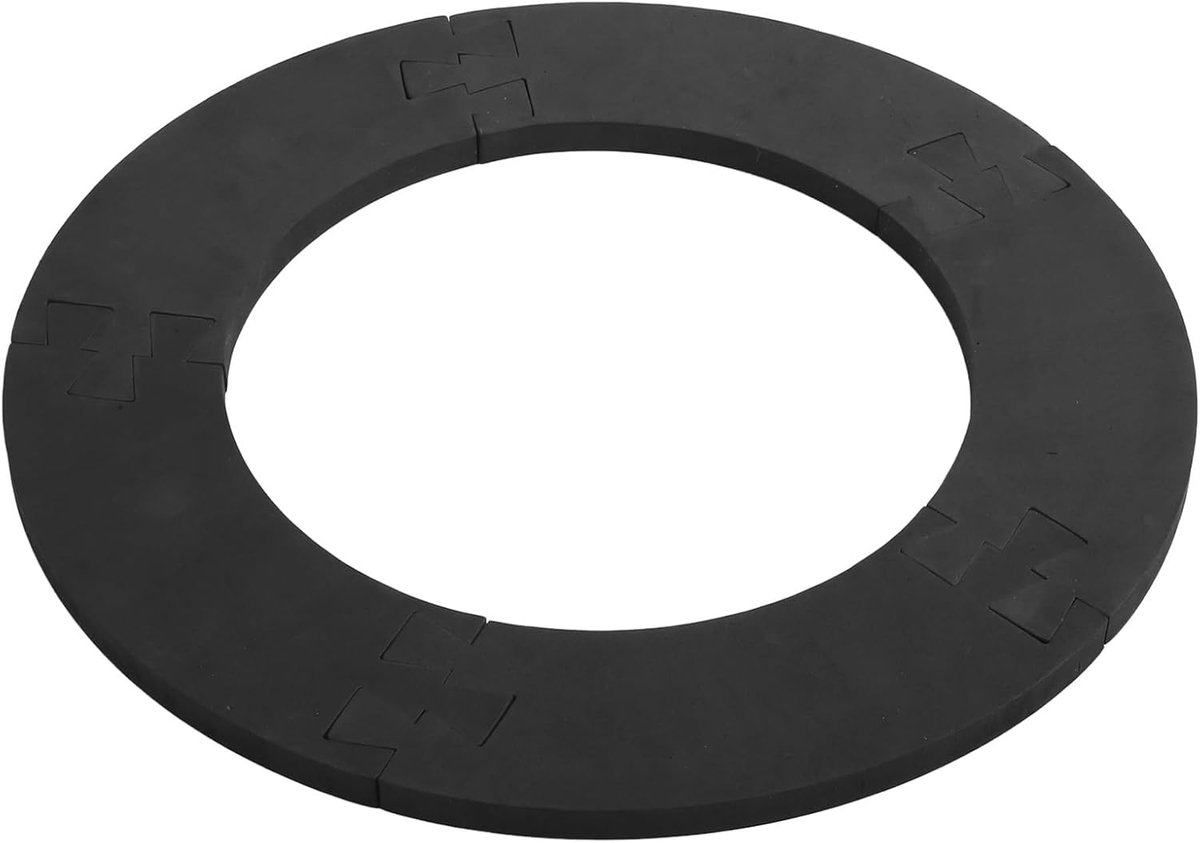 Dartbord Surround Ring - Beschermring Set - Dart Plezier - Universele Pasvorm - 45x18x13cm - Zwart