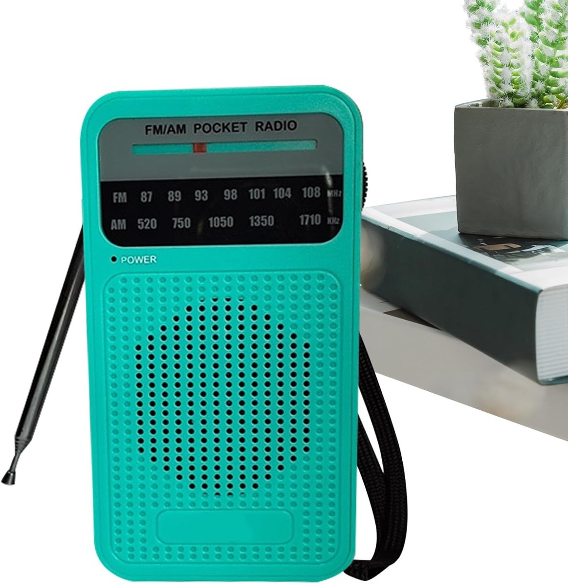 Draagbare Radio - Zakradio Transistor - Buiten Luisteren - Batterijgevoed Draadloos - Compact Formaat