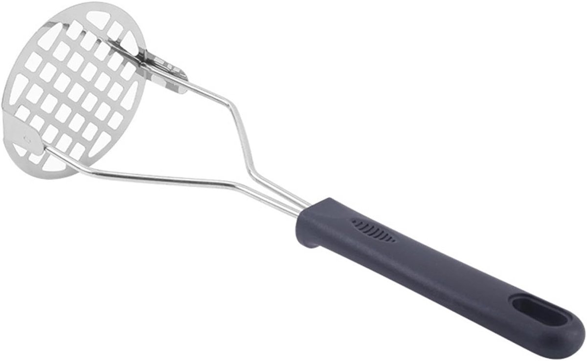 Handige Aardappelstamper - Keuken Rvs - Gladde Puree - Duurzaam Roestvrij Staal - 26 x 9 cm