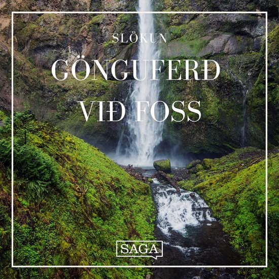 Gönguferð við foss - cover