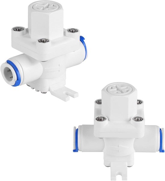 Waterdrukregelaar - Reducerende klep - Waterzuivering - Stabiele waterdruk - 6 cm - Wit blauw — afbeelding 4