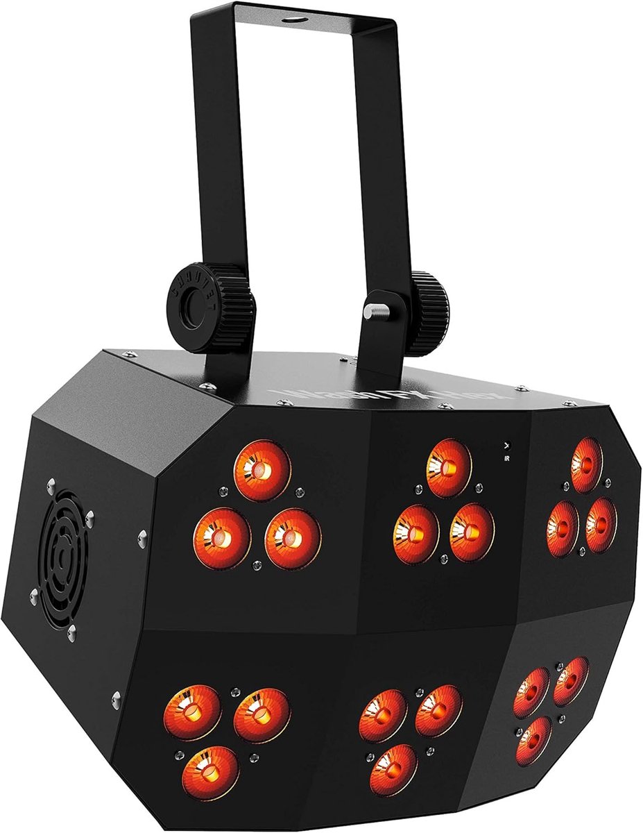 Effecten Licht - Stage Verlichting - Feestjes en Shows - Hex Kleuren LED - 28 x 33 cm - Zwart