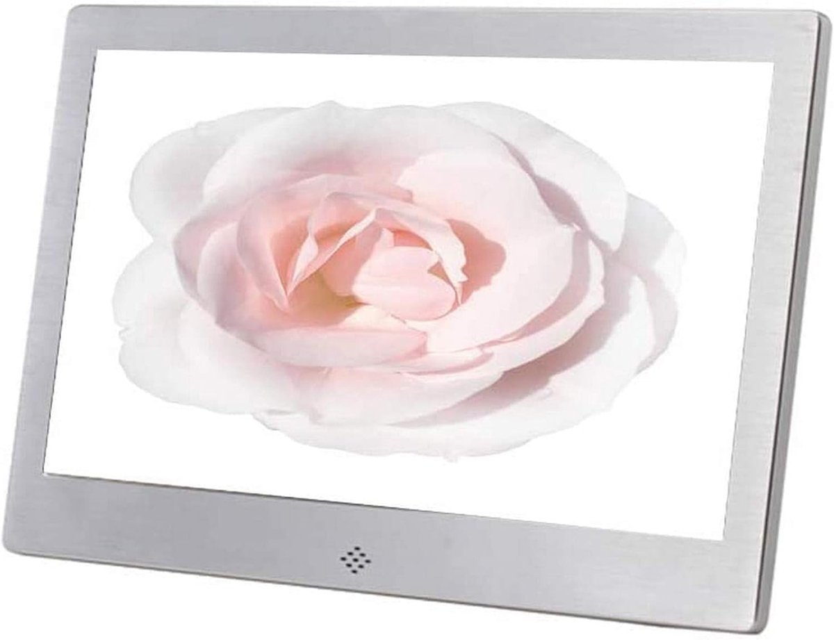 Elektronische Fotolijst - Digitale Display - Familie Foto's Tonen - Hoge Resolutie Scherm - 10.1 Inch - Zilver