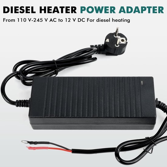 Spanningsomvormer - Stroomadapter Diesel - Verwarming Voeden - Lichtgewicht Compact Ontwerp - 21x12x5 cm — afbeelding 2