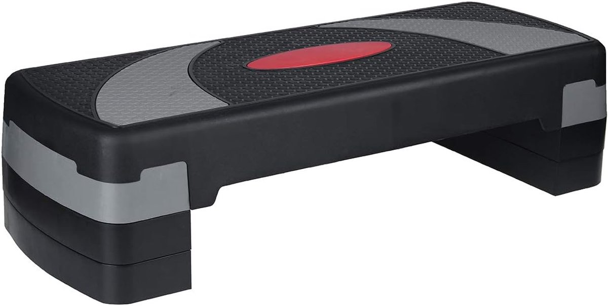 Fitness Loopband - Aerobische Step - Thuis Trainen - Verstelbaar Antislip - Zwart