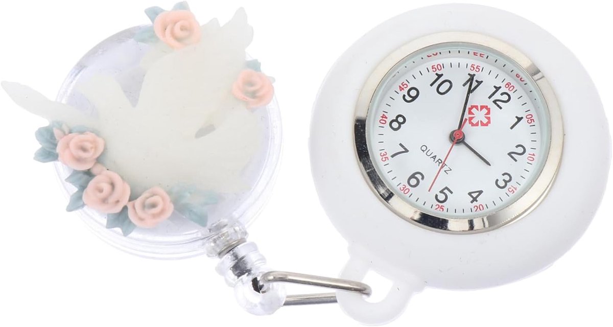 Zakhorloge Verpleegkundige - Heng Horloge Dames - Medisch Werk - Clip-on Gemakkelijk - 8 x 4.5 cm - Diverse Kleuren