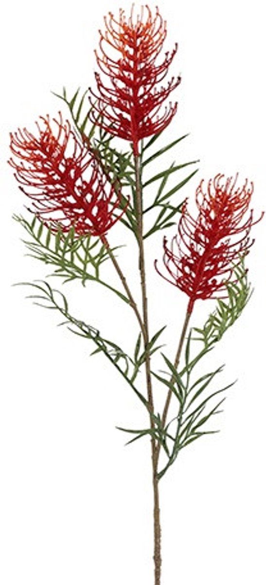 Countryfield Kunstbloem Grevilea rood