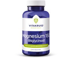 Vitakruid Magnesium 150 Bisglycinaat - 90 tabletten