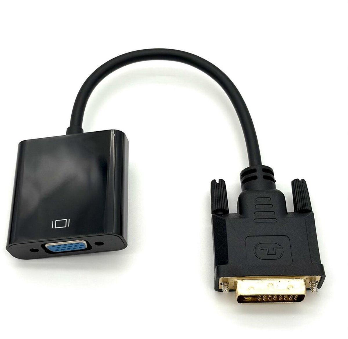 DVI naar VGA Adapter – DVI-D naar VGA Verloop – DVI VGA Converter – Voor Monitor, PC en Scherm