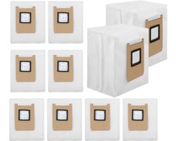 10 stuks-Stofzuigerzakken voor Eufy Omni E20/E25/E28 robot-grote capaciteit-stofzak-vliesstofzak voor schone vloeren-eenvoudige installatie.